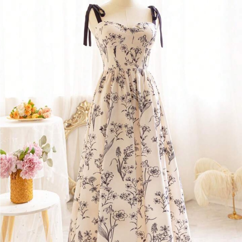 Floral Print Maxi Dress